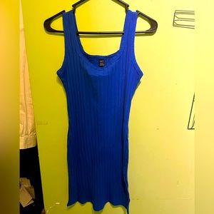 Royal blue tank dress